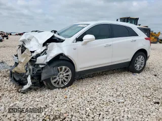 2018 Cadillac XT5 FWD with VIN 1GYKNARS8JZ161546, listed as a Copart auction lot 59213935 with 164,733 mi miles and Salvage title. Bid and sale history available at DreamBid. Image 1.