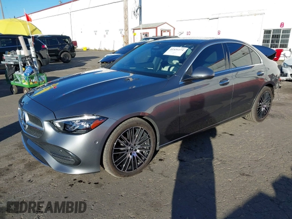 2024 Mercedes-Benz C 300 with VIN W1KAF4HB4RR182963, listed as a IAAI auction lot 41431271 with 11,213 mi miles and . Bid and sale history available at DreamBid. Image 2.