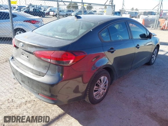 2018 Kia Forte LX with VIN 3KPFL4A72JE207860, listed as a IAAI auction lot 41683785 with 122,475 mi miles. Bid and sale history available at carsss.com. Image 4.