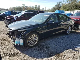 2020 Infiniti Q50 3.0t SPORT with VIN JN1EV7AP5LM207267, listed as a Copart auction lot 43167905 with 72,084 mi miles and Salvage Title. Bid and sale history available at carsss.com. Image 1.