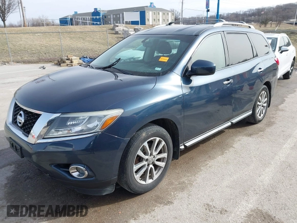 2015 Nissan Pathfinder Platinum with VIN 5N1AR2MM3FC688114, listed as a IAAI auction lot 41728757 with 102,925 mi miles and . Bid and sale history available at DreamBid. Image 18.