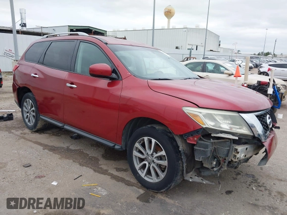 2016 Nissan Pathfinder S with VIN 5N1AR2MM5GC628370, listed as a IAAI auction lot 42193653 with 149,120 mi miles and . Bid and sale history available at DreamBid. Image 1.