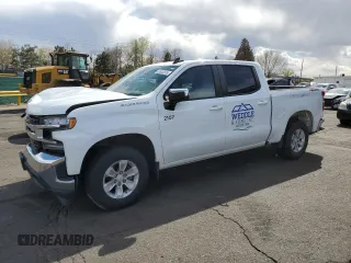 2021 Chevrolet Silverado 1500 LT z VIN 3GCUYDED5MG391922, wystawiony jako Copart lot #53830505 z przebiegiem 79 695 mil mil oraz Szkoda całkowita • Salvage title. Historia ofert i sprzedaży dostępna na DreamBid. Obrazek 1.