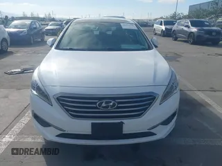 2016 Hyundai Sonata SE with VIN 5NPE24AF7GH345145, listed as a IAAI auction lot 41999228 with 76,917 mi miles and . Bid and sale history available at carsss.com. Image 11.