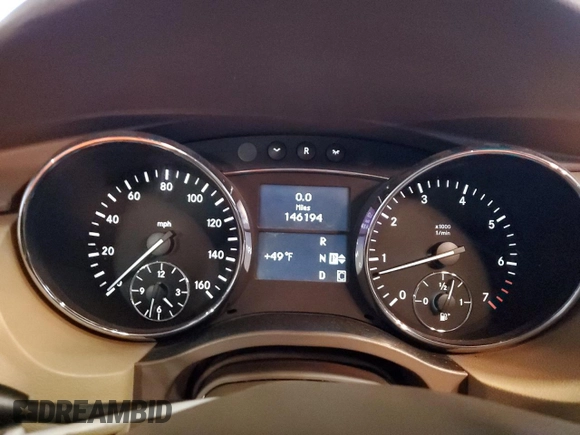 2008 Mercedes-Benz R 3.5L with VIN 4JGCB56E38A082928, listed as a Copart auction lot 85093574 with 146,194 mi miles and Salvage title. Bid and sale history available at DreamBid. Image 9.