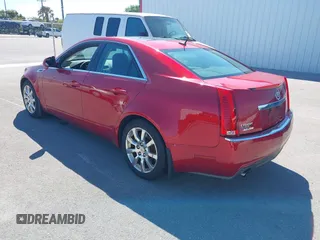 2008 Cadillac CTS RWD w/1SB with VIN 1G6DP57V280113782, listed as a IAAI auction lot 41812924 with 122,606 mi miles. Bid and sale history available at carsss.com. Image 3.