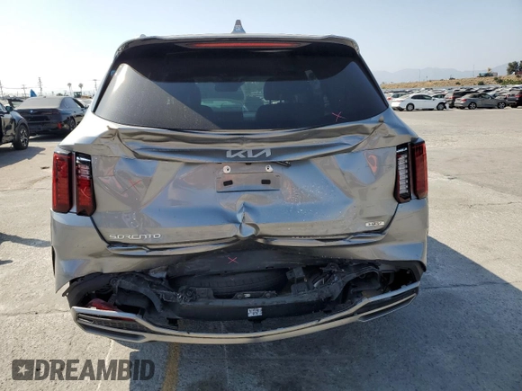 2023 Kia Sorento EX с VIN KNDRH4LGXP5194632, выставлен на аукционе Copart как лот 58979545 с пробегом 23 591 миль миль и Списание • Salvage title. История ставок и продаж доступна на DreamBid. Изображение 6.