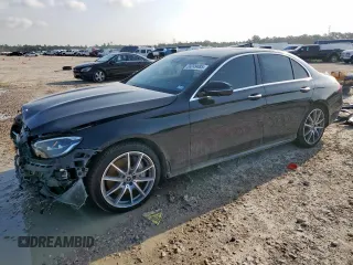2022 Mercedes-Benz E 350 with VIN W1KZF8DB9NB076480, listed as a Copart auction lot 58249485 with 37,421 mi miles and Salvage title. Bid and sale history available at DreamBid. Image 1.