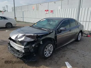 2024 Toyota Camry LE with VIN 4T1R11AK4RU224187, listed as a IAAI auction lot 41574910 with 24,803 mi miles. Bid and sale history available at carsss.com. Image 2.