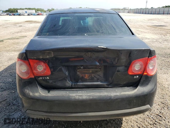 2006 Volkswagen Jetta 2.5L with VIN 3VWRF71K66M799753, listed as a Copart auction lot 57605525 with 153,274 mi miles and Salvage title. Bid and sale history available at DreamBid. Image 6.