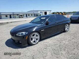 2016 BMW 5 Series 550i with VIN WBAKN9C55GD963076, listed as a Copart auction lot 51973915 with 134,490 mi miles and Salvage title. Bid and sale history available at DreamBid. Image 1.