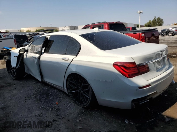 2014 BMW 7 Series ALPINA B7 with VIN WBAYE8C5XED136210, listed as a Copart auction lot 63688334 with 0 mi miles and Salvage Title. Bid and sale history available at carsss.com. Image 2.