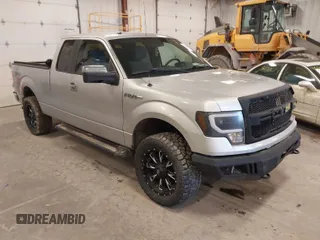 2013 Ford F-150 XL with VIN 1FTFX1EF0DFB62674, listed as a IAAI auction lot 41781299 with 217,851 mi miles. Bid and sale history available at carsss.com. Image 1.