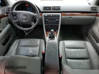 2004 Audi A4 3.0L with VIN WAULT68E34A145165, listed as a Copart auction lot 87502675 with 0 mi miles and Salvage Title. Bid and sale history available at carsss.com. Image 8.