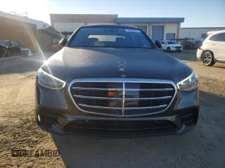 2022 Mercedes-Benz S-Class S 500 with VIN W1K6G6DB1NA147018, listed as a Copart auction lot 87964755 with 34,513 mi miles and Salvage Title. Bid and sale history available at carsss.com. Image 5.