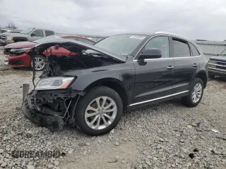 2016 Audi Q5 Premium with VIN WA1C2AFP7GA083006, listed as a Copart auction lot 43183285 with 0 mi miles and Salvage Title. Bid and sale history available at carsss.com. Image 1.