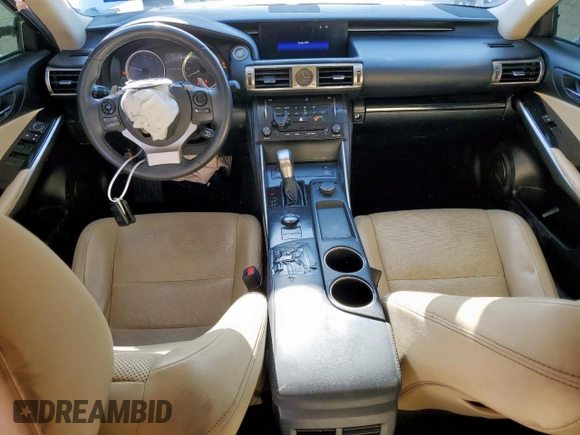 2014 Lexus IS 250 with VIN JTHCF1D2XE5013649, listed as a Copart auction lot 63593775 with 105,801 mi miles and Clean title. Bid and sale history available at DreamBid. Image 8.