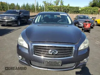 2011 Infiniti M with VIN JN1BY1AP3BM325629, listed as a Copart auction lot 58600135 with 132,635 mi miles and Salvage title. Bid and sale history available at DreamBid. Image 5.