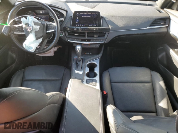 2020 Cadillac CT4 Premium Luxury with VIN 1G6DF5RK9L0155946, listed as a Copart auction lot 87541285 with 35,358 mi miles and Salvage Title. Bid and sale history available at carsss.com. Image 8.