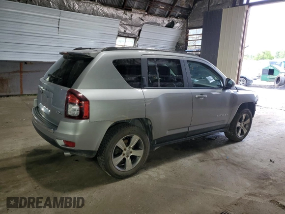 2017 Jeep Compass High Altitude with VIN 1C4NJDEB3HD107441, listed as a Copart auction lot 64303825 with 76,422 mi miles and Salvage title. Bid and sale history available at DreamBid. Image 3.