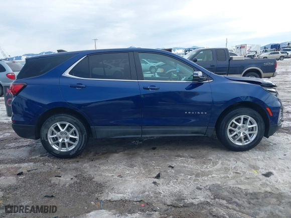 2022 Chevrolet Equinox LT with VIN 3GNAXUEV1NS222176, listed as a IAAI auction lot 41568536 with 10,278 mi miles. Bid and sale history available at carsss.com. Image 14.