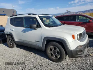 2016 Jeep Renegade Sport with VIN ZACCJAAT3GPD50865, listed as a Copart auction lot 49716695 with 77,712 mi miles and Salvage Title. Bid and sale history available at DreamBid. Image 4.