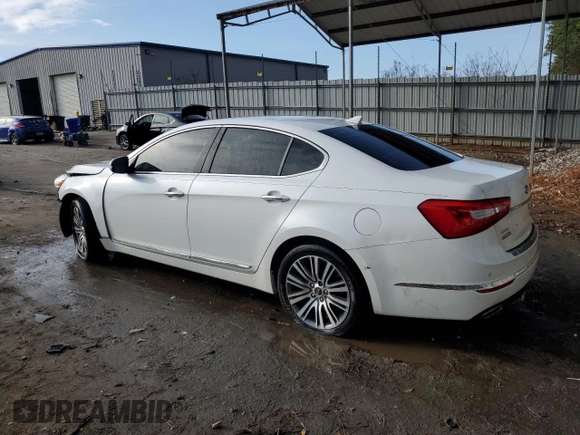 2015 Kia Cadenza Premium with VIN KNALN4D77F5190448, listed as a Copart auction lot 85094084 with 94,277 mi miles and Salvage Title. Bid and sale history available at carsss.com. Image 2.