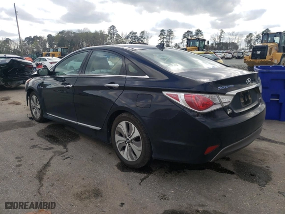 2013 Hyundai Sonata Hybrid Limited with VIN KMHEC4A48DA074848, listed as a Copart auction lot 50358075 with 100,975 mi miles and Salvage Title. Bid and sale history available at carsss.com. Image 2.
