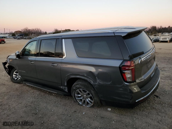 2021 Chevrolet Suburban LT with VIN 1GNSCCKD2MR255257, listed as a Copart auction lot 42373525 with 101,686 mi miles and Salvage Title. Bid and sale history available at carsss.com. Image 2.