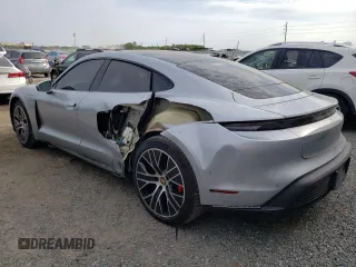 2020 Porsche Taycan 4S z VIN WP0AB2Y19LSA50933, wystawiony jako Copart lot #43690383 z przebiegiem 37 902 mil mil oraz . Historia ofert i sprzedaży dostępna na DreamBid. Obrazek 2.
