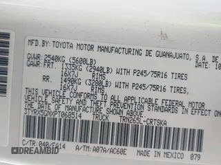 2023 Toyota Tacoma SR с VIN 3TYRX5GNXPT068514, выставлен на аукционе IAAI как лот 41535936 с пробегом 14 304 миль миль и . История ставок и продаж доступна на DreamBid. Изображение 9.