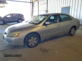 2005 Honda Accord LX with VIN 1HGCM56445A190512, listed as a Copart auction lot 65348035 with 150,794 mi miles and Salvage title. Bid and sale history available at DreamBid. Image 1.