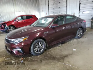 2019 Kia Optima S with VIN 5XXGT4L39KG338873, listed as a Copart auction lot 54081885 with 45,099 mi miles and Clean Title. Bid and sale history available at carsss.com. Image 1.