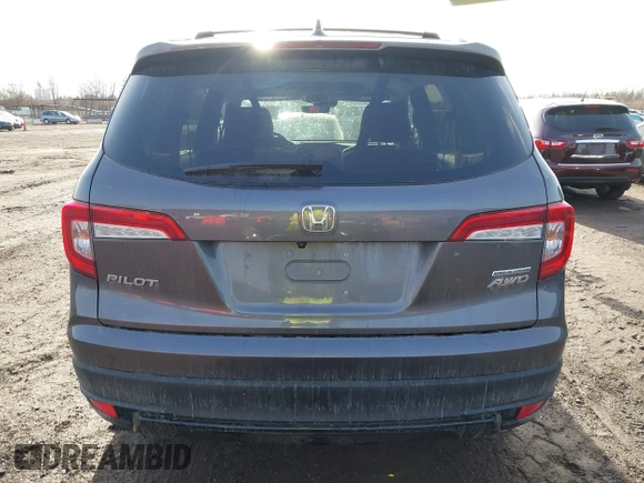 2022 Honda Pilot Special Edition with VIN 5FNYF6H28NB015896, listed as a IAAI auction lot 41672468 with 56,581 mi miles. Bid and sale history available at carsss.com. Image 17.