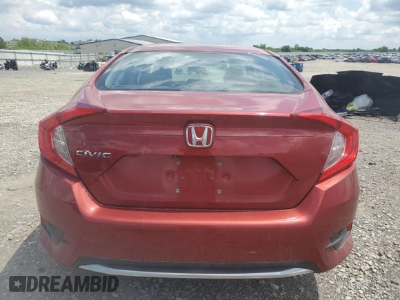 2020 Honda Civic LX z VIN 19XFC2F61LE024036, wystawiony jako Copart lot #56090685 z przebiegiem 71 290 mil mil oraz Szkoda całkowita • Salvage title. Historia ofert i sprzedaży dostępna na DreamBid. Obrazek 6.