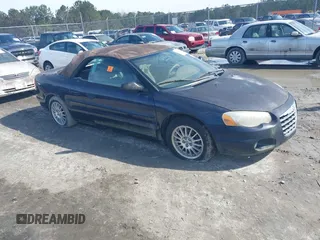 2004 Chrysler Sebring LXi with VIN 1C3EL55R44N360175, listed as a IAAI auction lot 41609147 with Not Provided miles and . Bid and sale history available at DreamBid. Image 1.