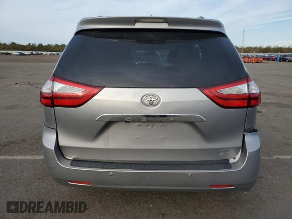 2017 Toyota Sienna XLE with VIN 5TDDZ3DC5HS181117, listed as a Copart auction lot 48122515 with 53,376 mi miles and Salvage title. Bid and sale history available at DreamBid. Image 6.