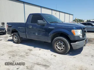 2013 Ford F-150 XL with VIN 1FTMF1EM0DKG19502, listed as a Copart auction lot 52917355 with 164,751 mi miles and Salvage Title. Bid and sale history available at carsss.com. Image 4.