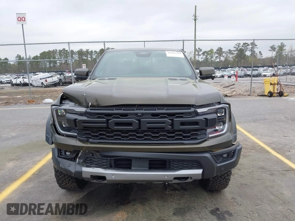 2024 Ford Ranger Raptor with VIN 1FTER4LR6RLE11671, listed as a IAAI auction lot 41821564 with 8,076 mi miles. Bid and sale history available at carsss.com. Image 12.