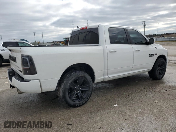 2018 Ram 1500 Sport z VIN 1C6RR7MT0JS152173, wystawiony jako Copart lot #77029154 z przebiegiem 154 064 mil mil oraz Szkoda całkowita • Salvage title. Historia ofert i sprzedaży dostępna na DreamBid. Obrazek 3.