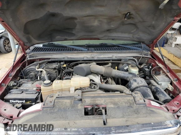 2003 Ford F-250 XL with VIN 1FTNW21S13EC30010, listed as a Copart auction lot 57105835 with Not provided miles and Salvage title. Bid and sale history available at DreamBid. Image 11.