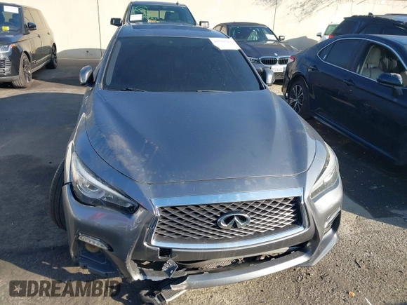 2018 Infiniti Q50 3.0t LUXE with VIN JN1EV7AP0JM592010, listed as a IAAI auction lot 41521512 with 103,966 mi miles. Bid and sale history available at carsss.com. Image 13.