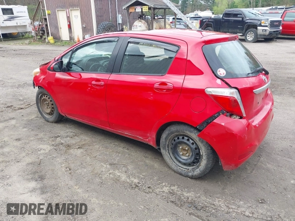 2012 Toyota Yaris L with VIN JTDKTUD32CD513940, listed as a IAAI auction lot 42167466 with 108,407 mi miles and . Bid and sale history available at DreamBid. Image 3.