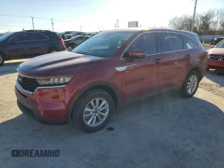 2023 Kia Sorento LX z VIN 5XYRG4LCXPG196419, wystawiony jako Copart lot #41105724 z przebiegiem 16 439 mil mil oraz Szkoda całkowita • Salvage title. Historia ofert i sprzedaży dostępna na DreamBid. Obrazek 1.