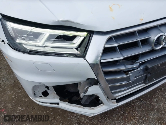 2020 Audi Q5 Premium Plus with VIN WA1BNAFY2L2014594, listed as a IAAI auction lot 41765211 with 63,600 mi miles. Bid and sale history available at carsss.com. Image 6.