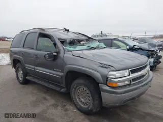2002 Chevrolet Tahoe LT with VIN 1GNEK13Z42J219242, listed as a IAAI auction lot 41208846 with 279,366 mi miles. Bid and sale history available at carsss.com. Image 1.