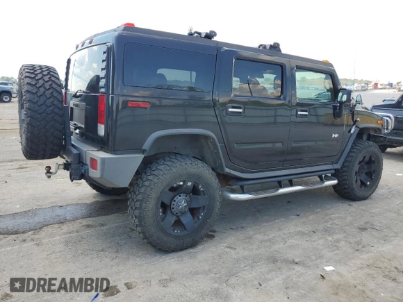 2006 Hummer H2 with VIN 5GRGN23U26H100264, listed as a Copart auction lot 58083494 with 169,104 mi miles and Salvage Title. Bid and sale history available at carsss.com. Image 3.