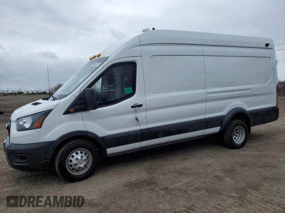 2023 Ford Transit Cargo with VIN 1FTRU8XG9PKB00562, listed as a Copart auction lot 52766805 with 25,378 mi miles and Clean Title. Bid and sale history available at carsss.com. Image 1.