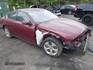 2017 Jaguar XE 25t with VIN SAJAR4BG4HA964555, listed as a IAAI auction lot 42105377 with 89,675 mi miles. Bid and sale history available at carsss.com. Image 1.