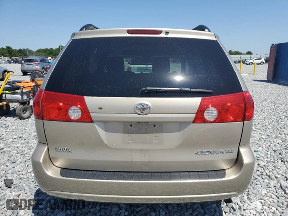 2007 Toyota Sienna XLE with VIN 5TDZK22C27S046375, listed as a Copart auction lot 53268475 with 217,265 mi miles and Clean Title. Bid and sale history available at carsss.com. Image 6.